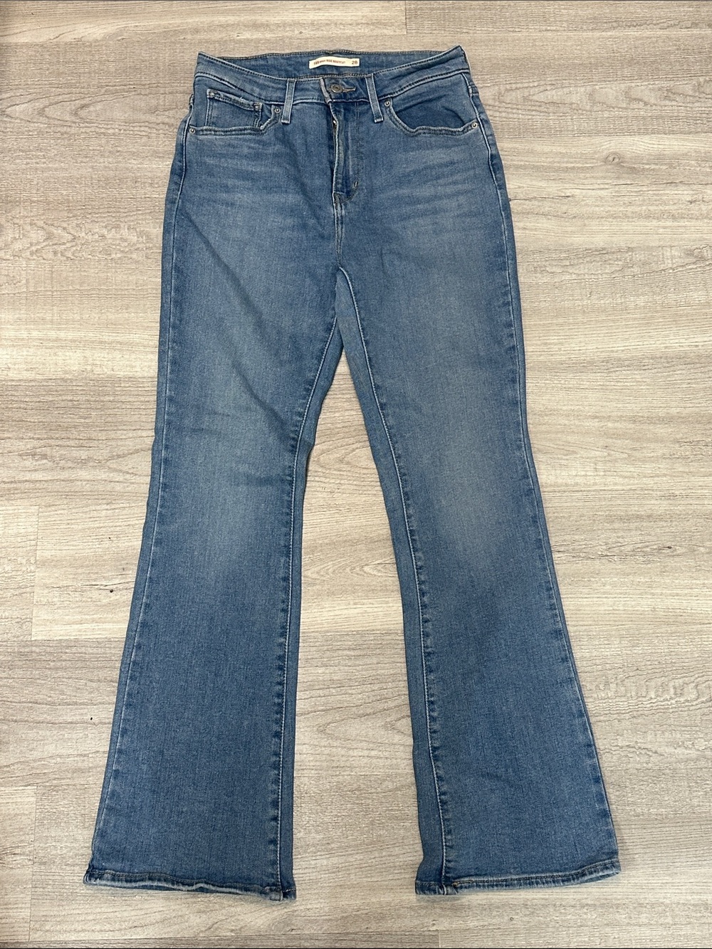 Levi’s High-Rise Blue Flare Jeans